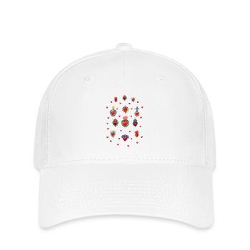 Mexikanische Heilige Herzen # 1 - Flexfit Cap - Weiß - Vorne