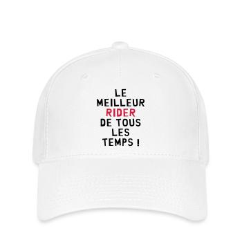 Rider / Ride / Rideuse / Sport Extrême - Casquette Flexfit - blanc - Devant