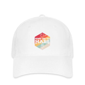 Send Me to Mars - Flexfit Cap - white - Front