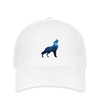 Wolf Mond - Flexfit Cap - Weiß - Vorne