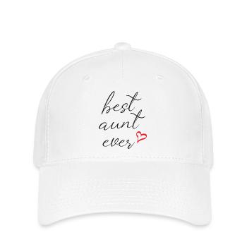 Best Aunt Ever - Flexfit Cap - white - Front