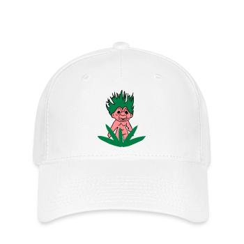 Troll Dich raus! - Flexfit Cap - Weiß - Vorne