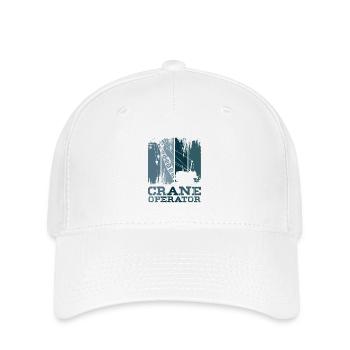 Crane operator - Flexfit Cap - white - Front