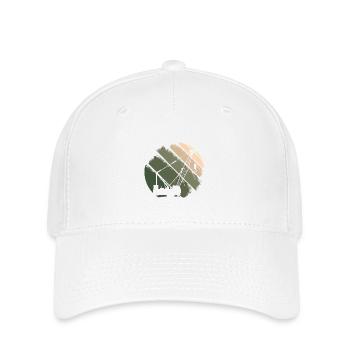 grue - Casquette Flexfit - blanc - Devant