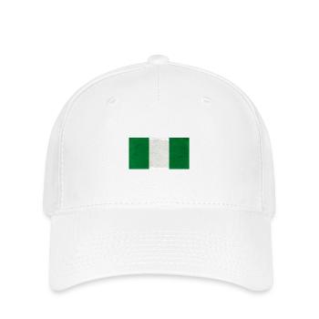 Nigeria's Flag Texture - Flexfit Cap - white - Front