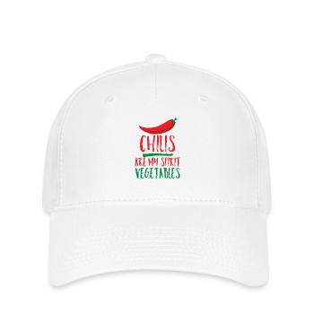Chilli Proverbe - Casquette Flexfit - blanc - Devant