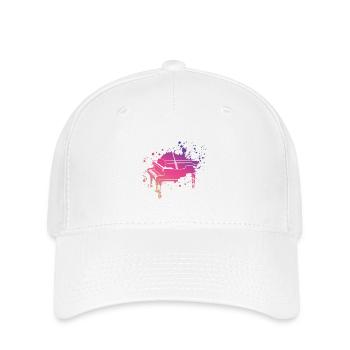 Klavier Splach - Flexfit Cap - Weiß - Vorne