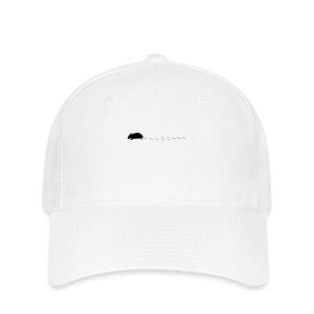 Traces de hamster - Casquette Flexfit - blanc - Devant