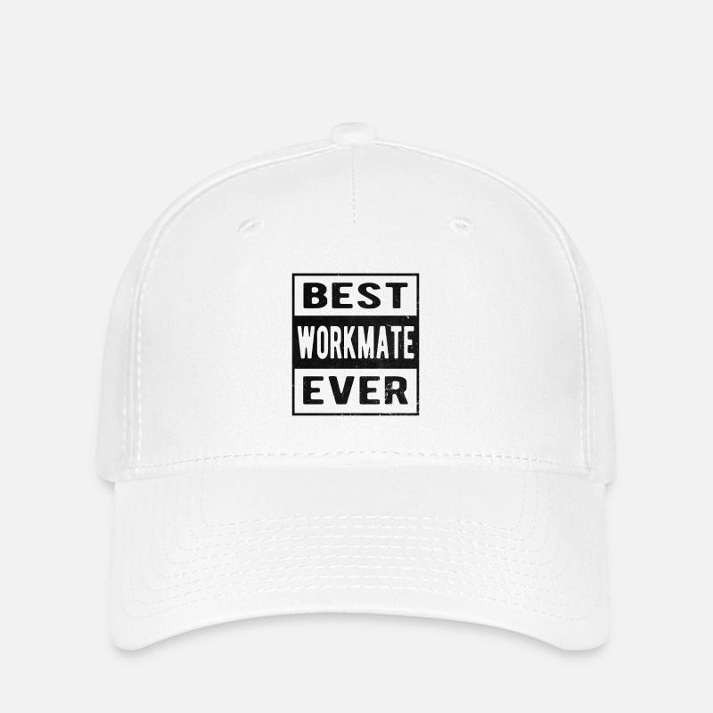 Work colleague gift - Flexfit Cap - white