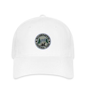 ours du parc national de Yosemite - Casquette Flexfit - blanc - Devant