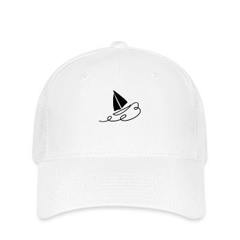 Segler Welle Segeln Segelsport - Flexfit Cap - Weiß - Vorne