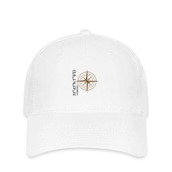 Norderney Coordinates Island - Flexfit Cap - white - Front