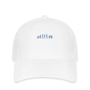 Evolution of Gamer Gambler Nerd Geek Progamer - Flexfit Cap - white - Front