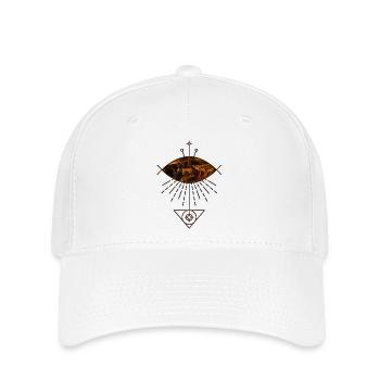 Dans l’obscurité effrayante de la nuit - Casquette Flexfit - blanc - Devant