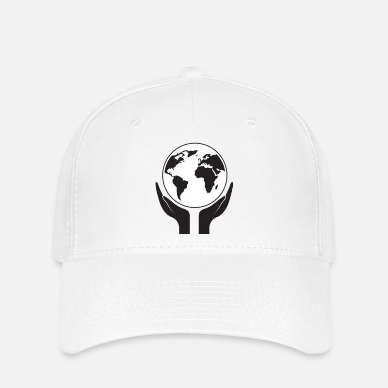 Rettet unseren Planeten - Flexfit Cap - Weiß