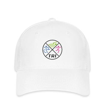 Triathlon féminin - Casquette Flexfit - blanc - Devant
