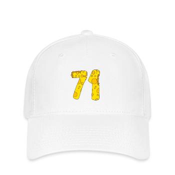 71 Jahre alt - 71. Geburtstag Geschenk - 1971 - Flexfit Cap - Weiß - Vorne