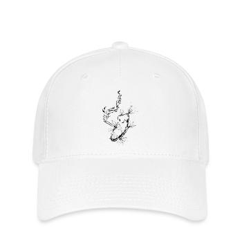 Zigarette Rauchen - Flexfit Cap - Weiß - Vorne
