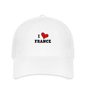 I love France - Flexfit Cap - white - Front