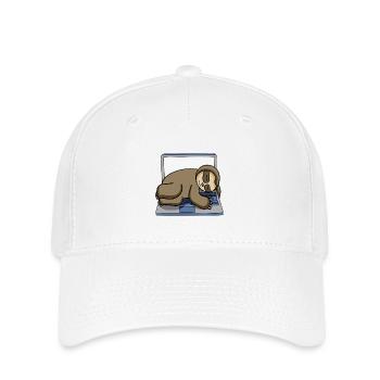 Computer Nerd Programmierer Geschenk - Flexfit Cap - Weiß - Vorne