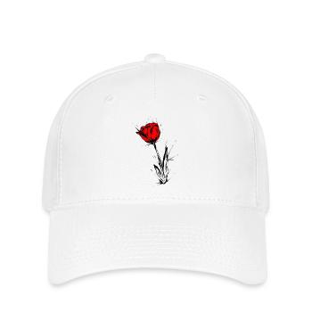Tulpe - Flexfit Cap - Weiß - Vorne