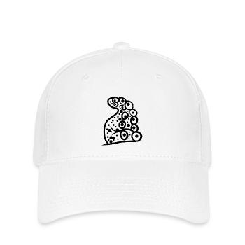 Tentacules - Vie marine - Casquette Flexfit - blanc - Devant