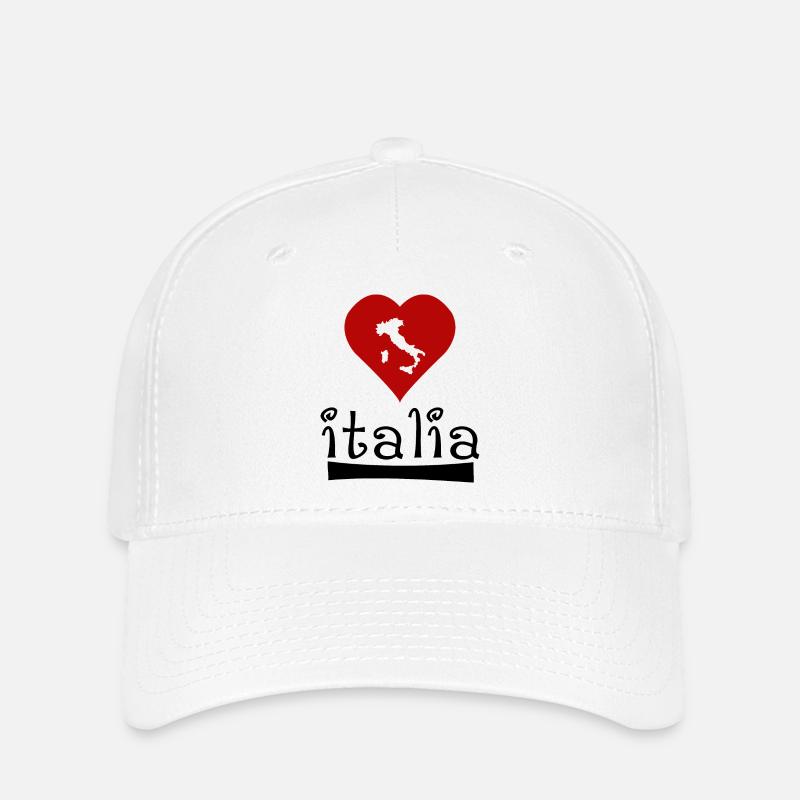 Italia - Flexfit Cap - white