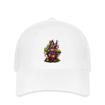 Anime Manga Maison hantée - Casquette Flexfit - blanc - Devant