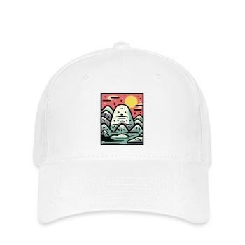 Qu’il neige au pôle Nord - Casquette Flexfit - blanc - Devant