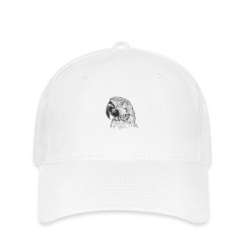 Parrot in profile Animal Bird - Flexfit Cap - white - Front
