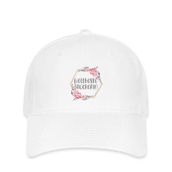 Taucherin Tauchen Wasser Geschenk - Flexfit Cap - Weiß - Vorne