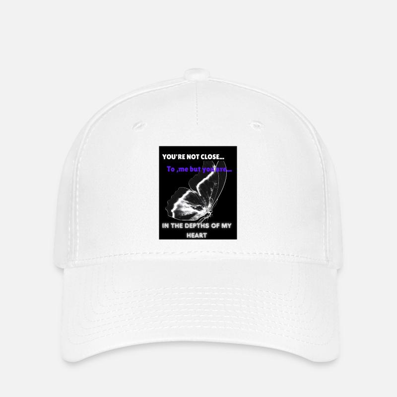 PAPILLON - Casquette Flexfit - blanc