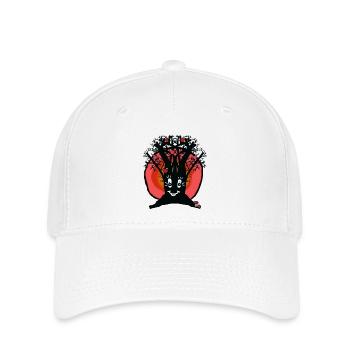 Sunset Horizon Nature Apple Tree Autumn - Flexfit Cap - white - Front