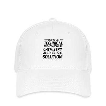 Not to get technical but according to chemistry - Flexfit Cap - white - Front