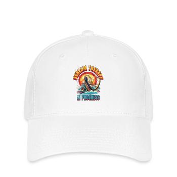 Amusement Park, Fair, Fairground, Funfair - Flexfit Cap - white - Front