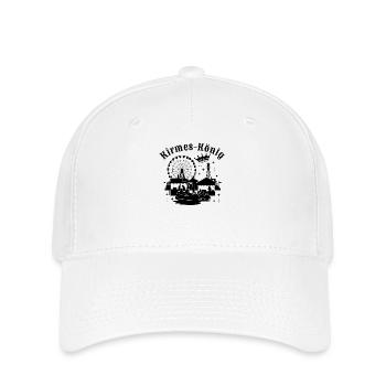 Kirmeskönig Jahrmarkt Volksfest Rummelplatz - Flexfit Cap - Weiß - Vorne