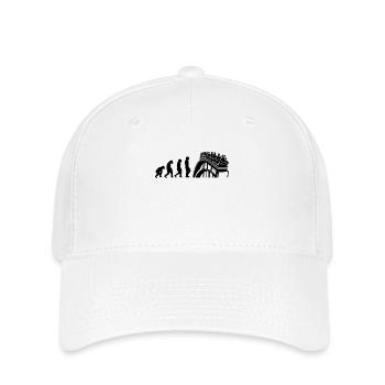 Amusement Park, Fair, Fairground, Funfair - Flexfit Cap - white - Front
