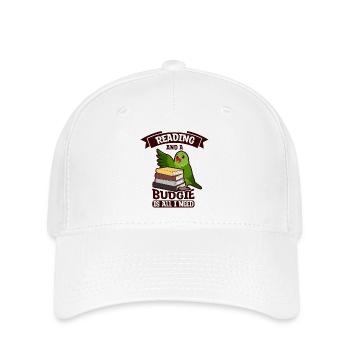 Parrot Parakeet - Flexfit Cap - white - Front