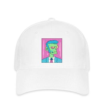 Erfolgreicher Manager Zombie - Flexfit Cap - Weiß - Vorne