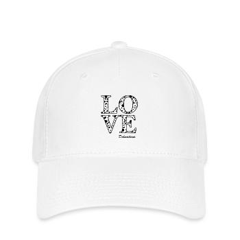 Love Dalmatian Ich liebe Dalmatiner - Flexfit Cap - Weiß - Vorne