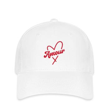 Amour - Casquette Flexfit - blanc - Devant