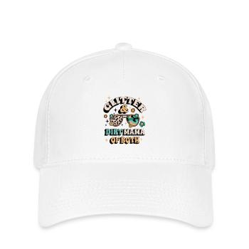 Schicke unordentliche Mama-Vibes - Flexfit Cap - Weiß - Vorne