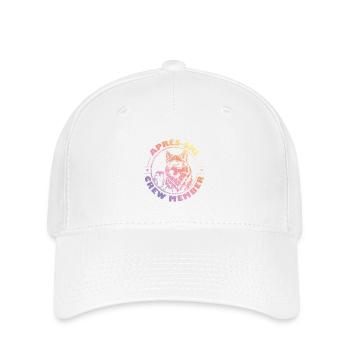 Wolf Après Ski Team Saying Colorful - Flexfit Cap - white - Front