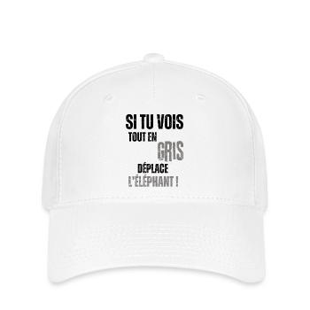 Men's, Women's, Humorous, Humorous T-Shirt Gift - Flexfit Cap - white - Front