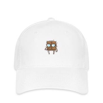 cool bar chocolate candy cocoa - Flexfit Cap - white - Front