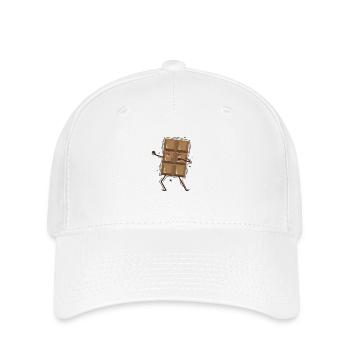 Bar Chocolate Can Karate Candy - Flexfit Cap - white - Front
