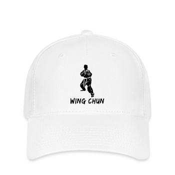 Wing Chun - Flexfit Cap - Weiß - Vorne