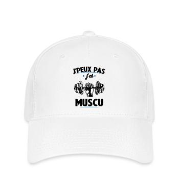 I can't I worked out - Flexfit Cap - white - Front