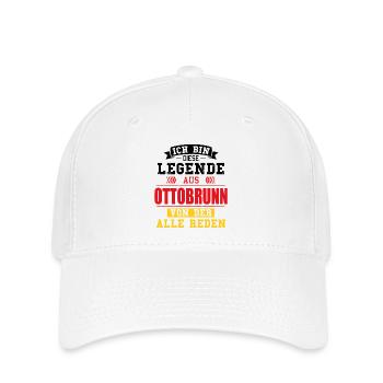 Stadt Ottobrunn Deutschland Legende Spruch - Flexfit Cap - Weiß - Vorne