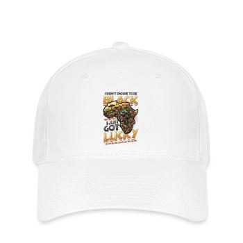 Histoire des Noirs afro-américains - Casquette Flexfit - blanc - Devant
